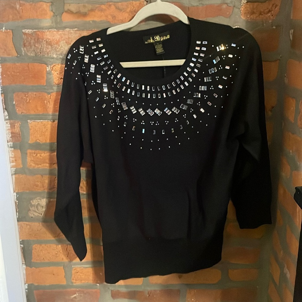 Embellished Sweater